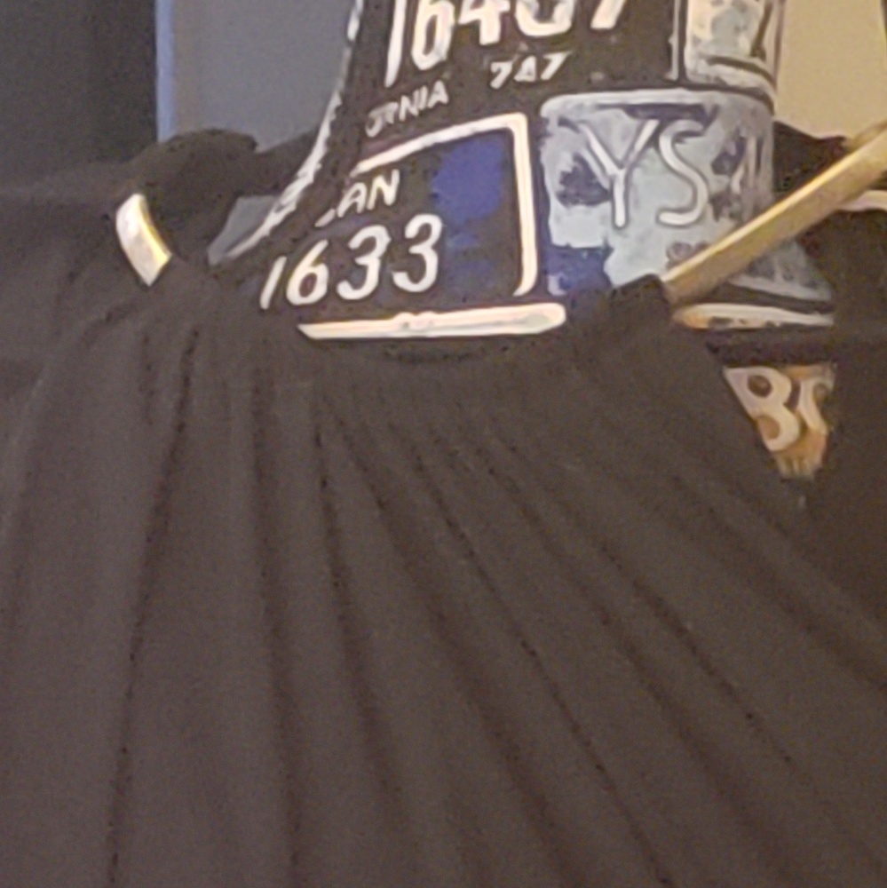 Long flowing jumpsuit.